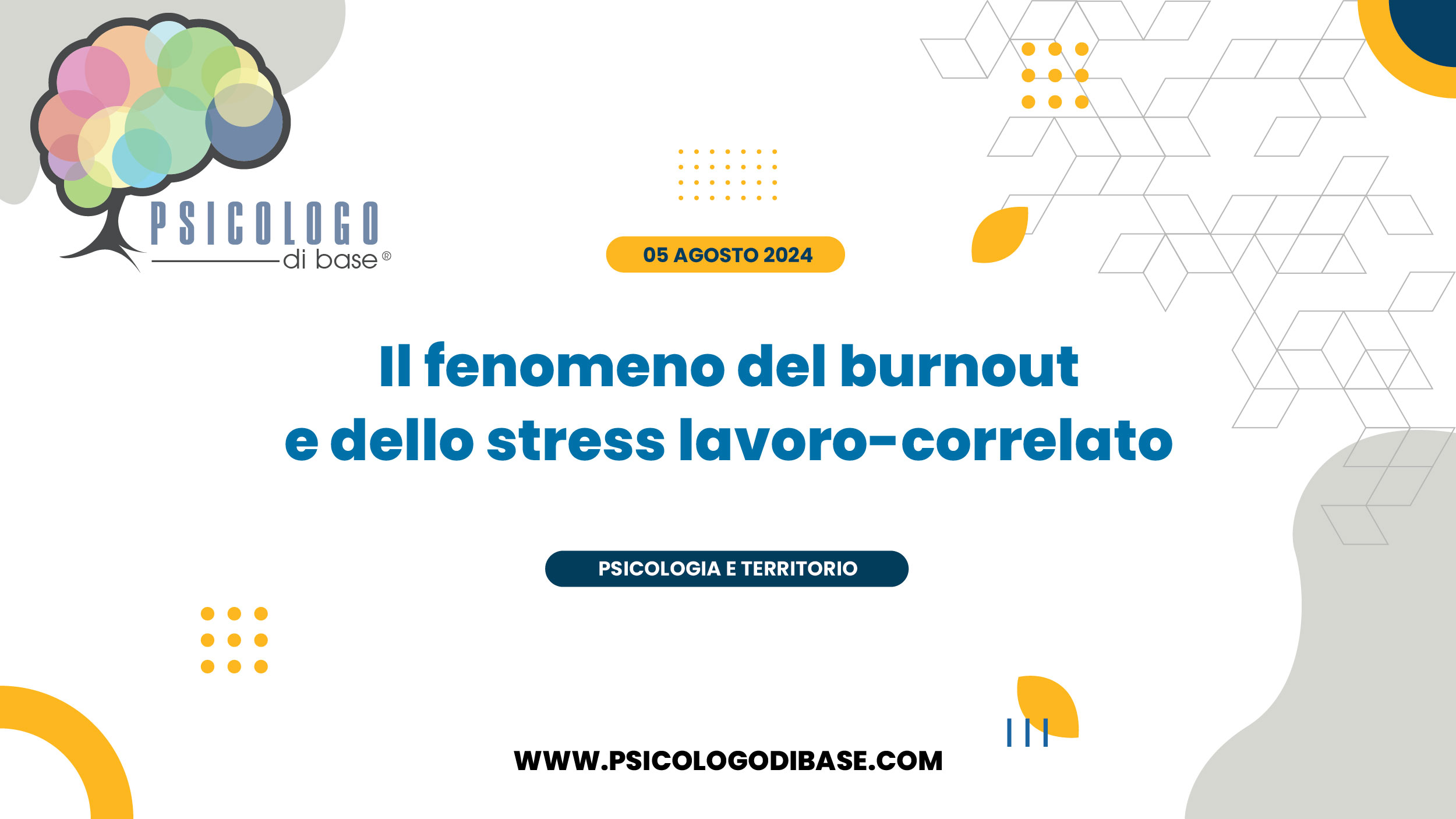 Il fenomeno del burnout e dello stress lavoro-correlato