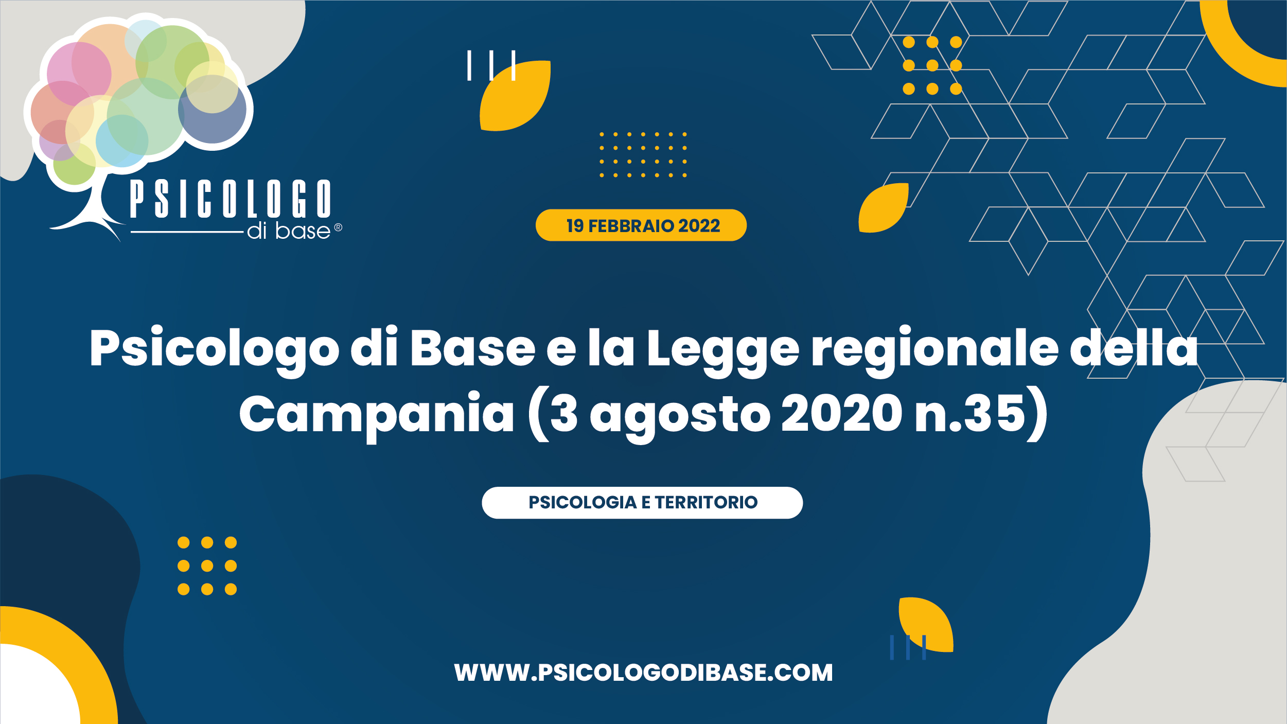 Psicologo di Base e la Legge regionale della Campania (3 agosto 2020 n.35)