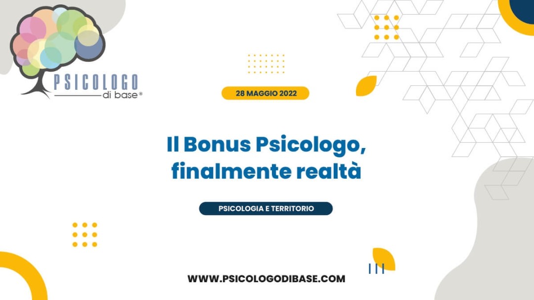Il Bonus Psicologo, finalmente realtà