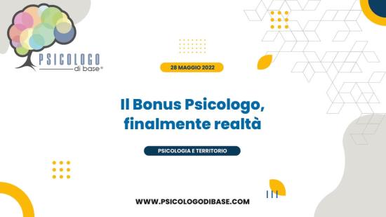 Il Bonus Psicologo, finalmente realtà