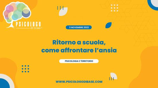 Ritorno a scuola, come affrontare l’ansia