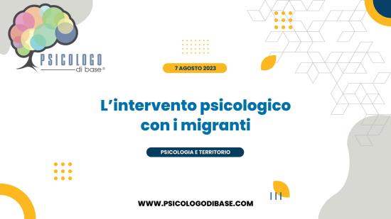 L’intervento psicologico con i migranti