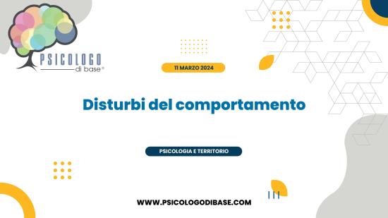 Disturbi del comportamento