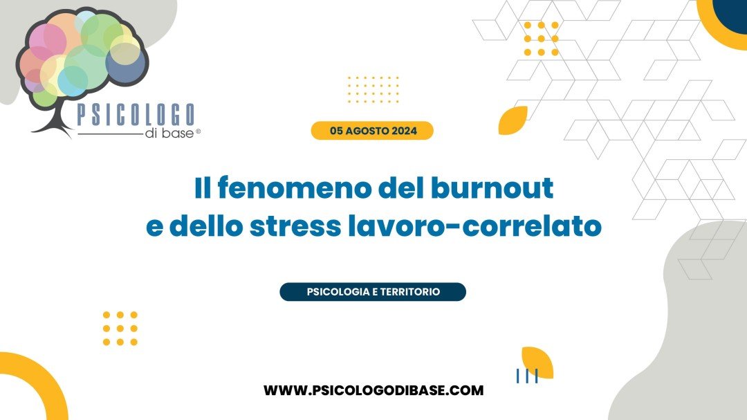 Il fenomeno del burnout e dello stress lavoro-correlato