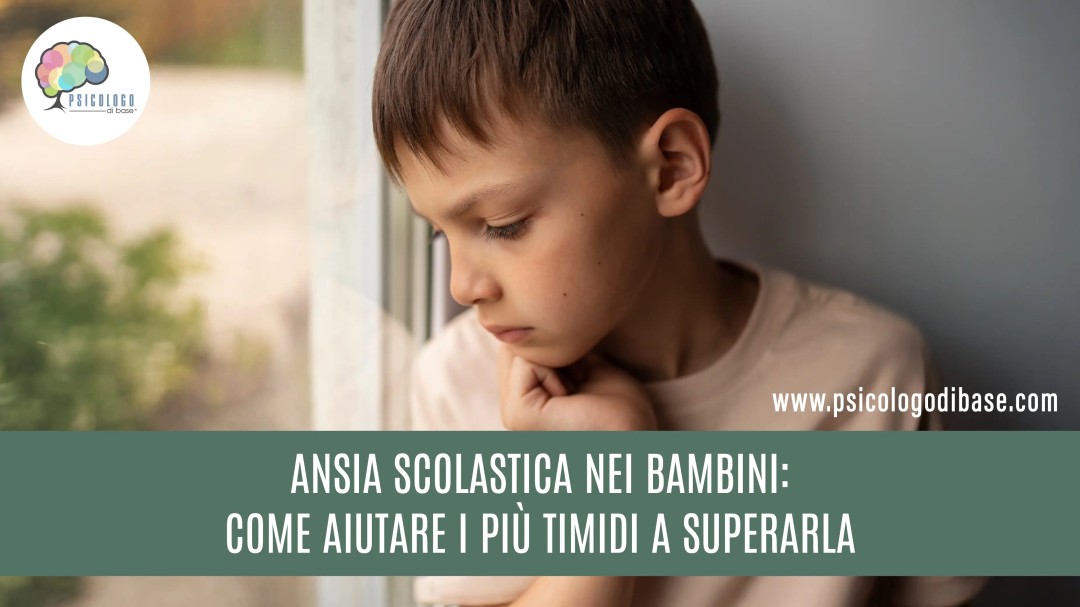 Ansia scolastica nei bambini: come aiutare i più timidi a superarla