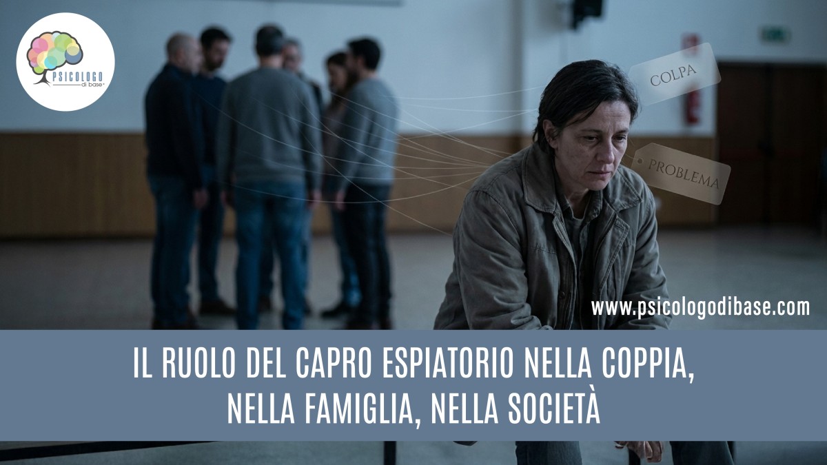 Il ruolo del capro espiatorio nella coppia, nella famiglia, nella società