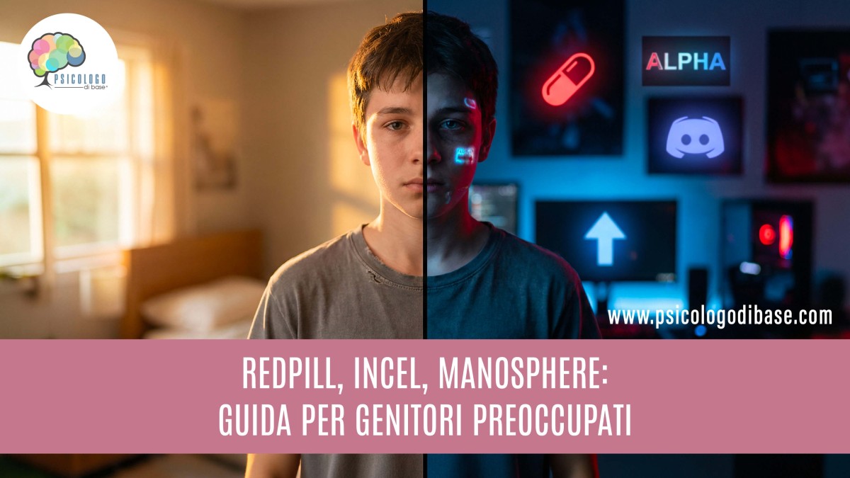 Redpill, incel, manosphere: guida per genitori preoccupati