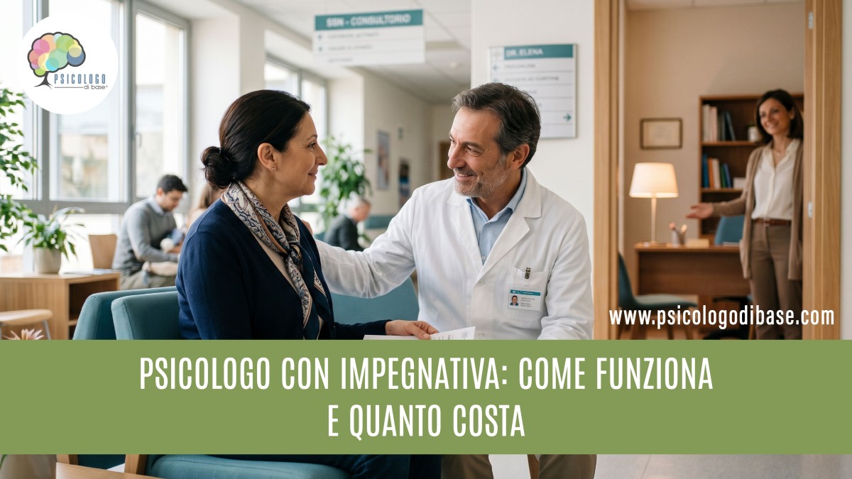 Psicologo con impegnativa: come funziona e quanto costa
