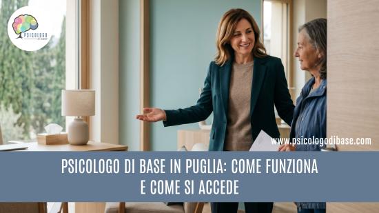 Psicologo di base in Puglia: come funziona e come si accede