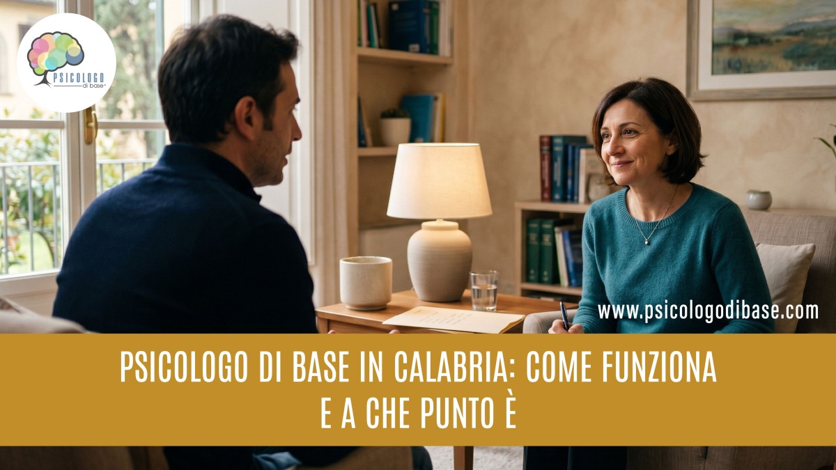 Psicologo di base in Calabria: come funziona e a che punto è