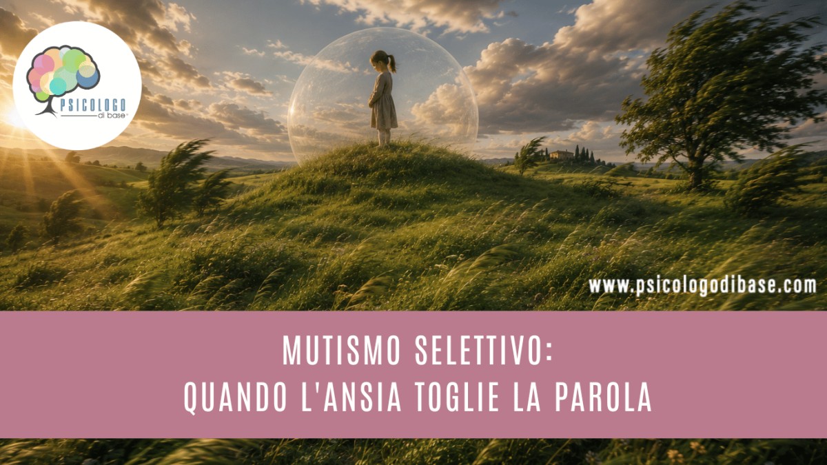 Mutismo selettivo: quando l'ansia toglie la parola