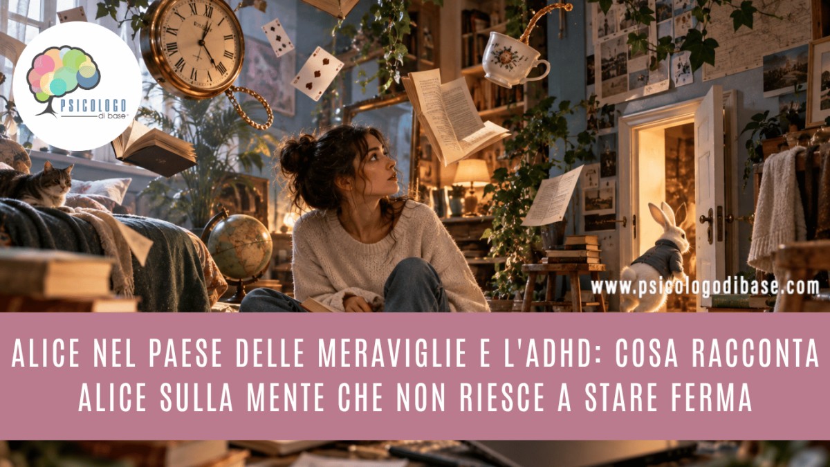 Alice nel Paese delle Meraviglie e l'ADHD: cosa racconta Alice sulla mente che non riesce a stare ferma